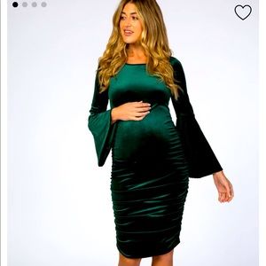 Pink Blush Maternity Dress